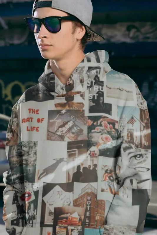 Móngrbúðupr Men Sublimation Hoodie - DIVINE