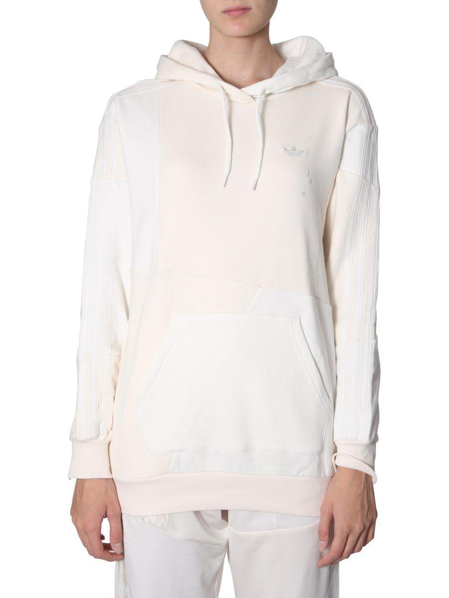 ADIDAS WHITE SWEATSHIRT - DIVINE