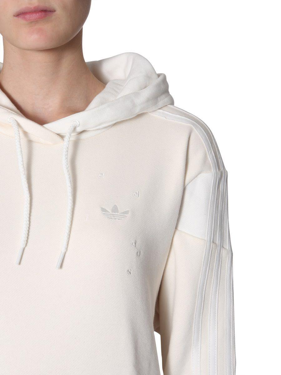 ADIDAS WHITE SWEATSHIRT - DIVINE