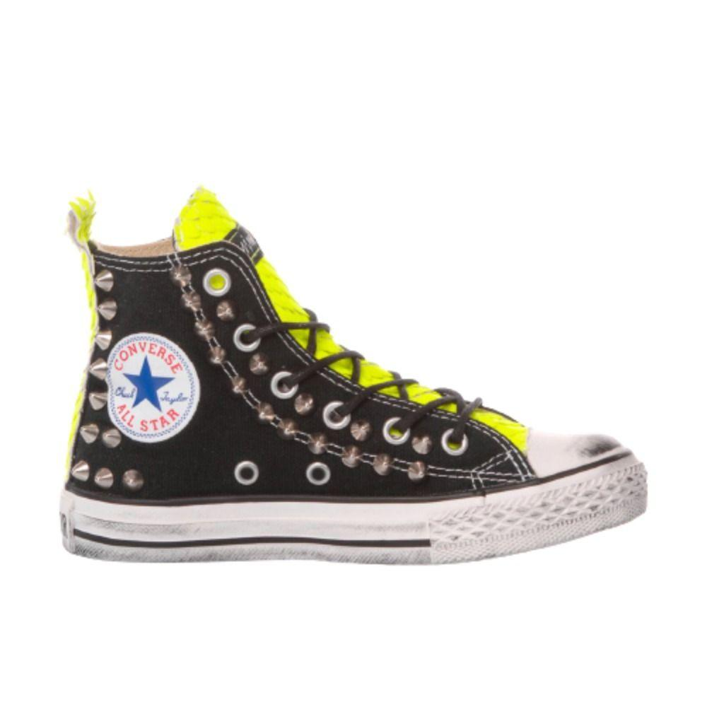 CONVERSE BLACK HI TOP SNEAKERS - DIVINE