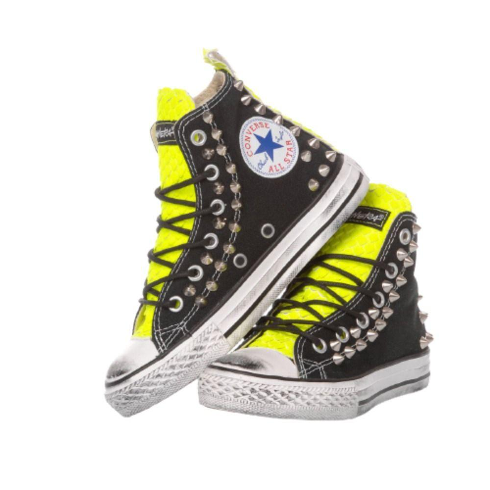 CONVERSE BLACK HI TOP SNEAKERS - DIVINE