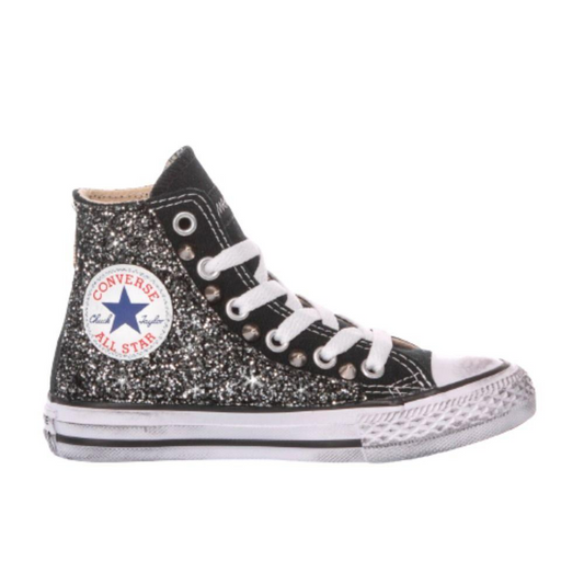 CONVERSE BLACK HI TOP SNEAKERS - DIVINE