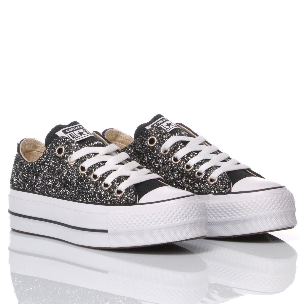 CONVERSE BLACK SNEAKERS - DIVINE