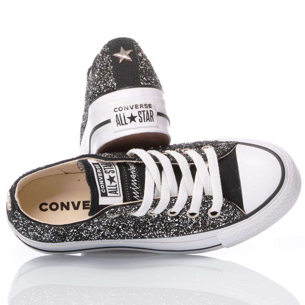 CONVERSE BLACK SNEAKERS - DIVINE