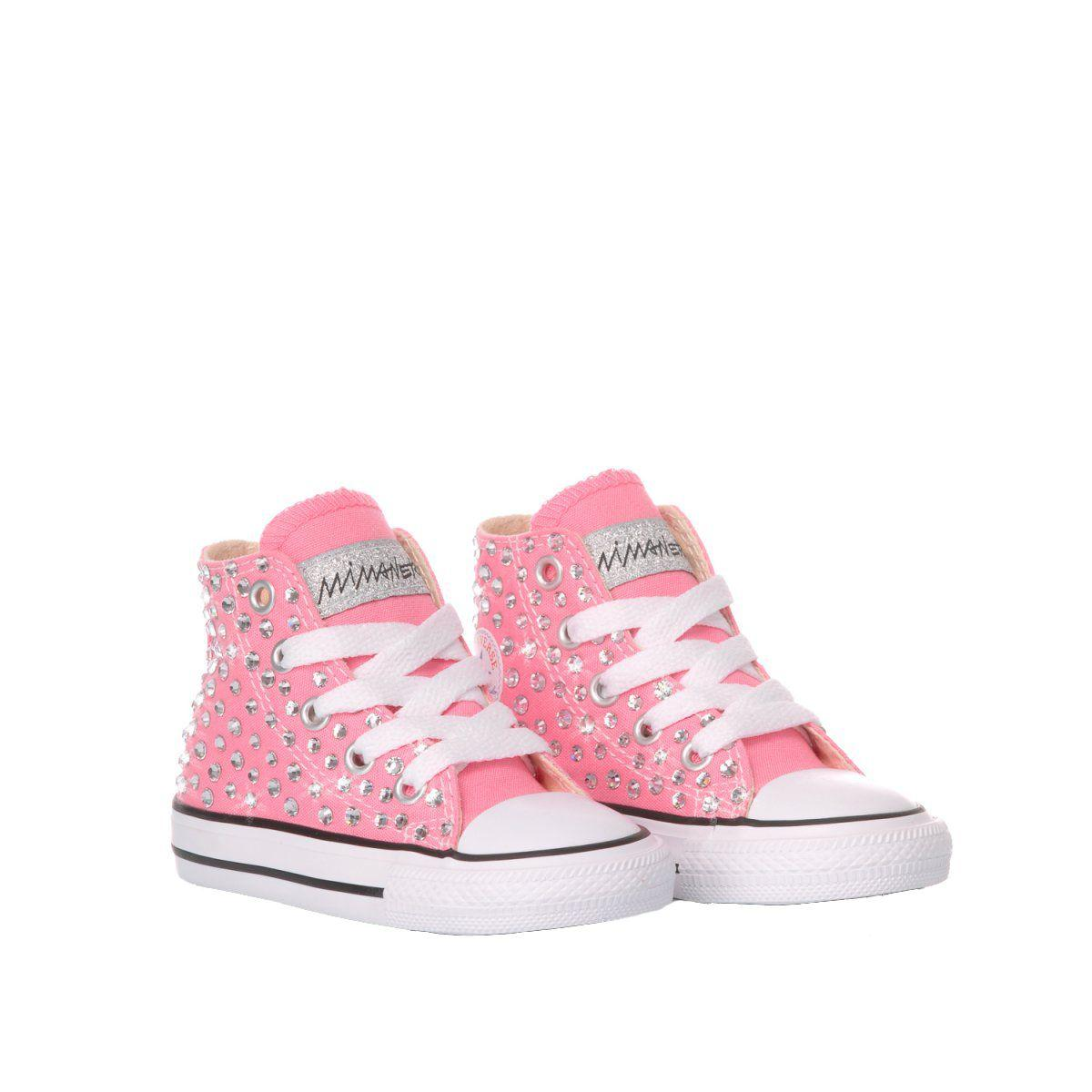 CONVERSE PINK HI TOP SNEAKERS - DIVINE