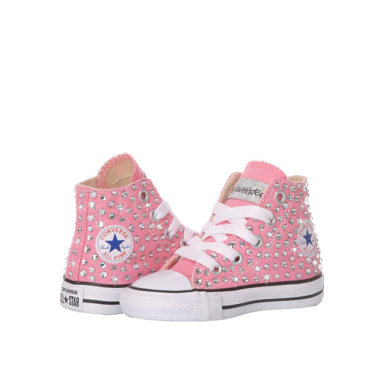 CONVERSE PINK HI TOP SNEAKERS - DIVINE