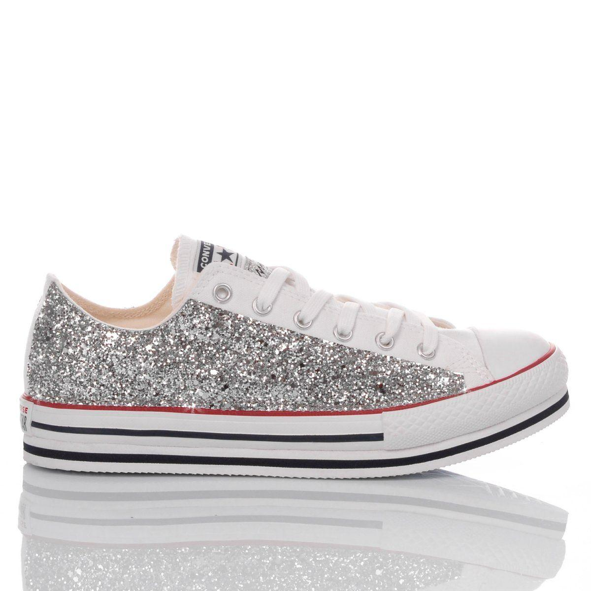 CONVERSE SILVER SNEAKERS - DIVINE