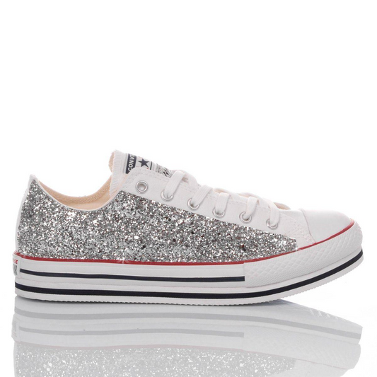 CONVERSE SILVER SNEAKERS - DIVINE