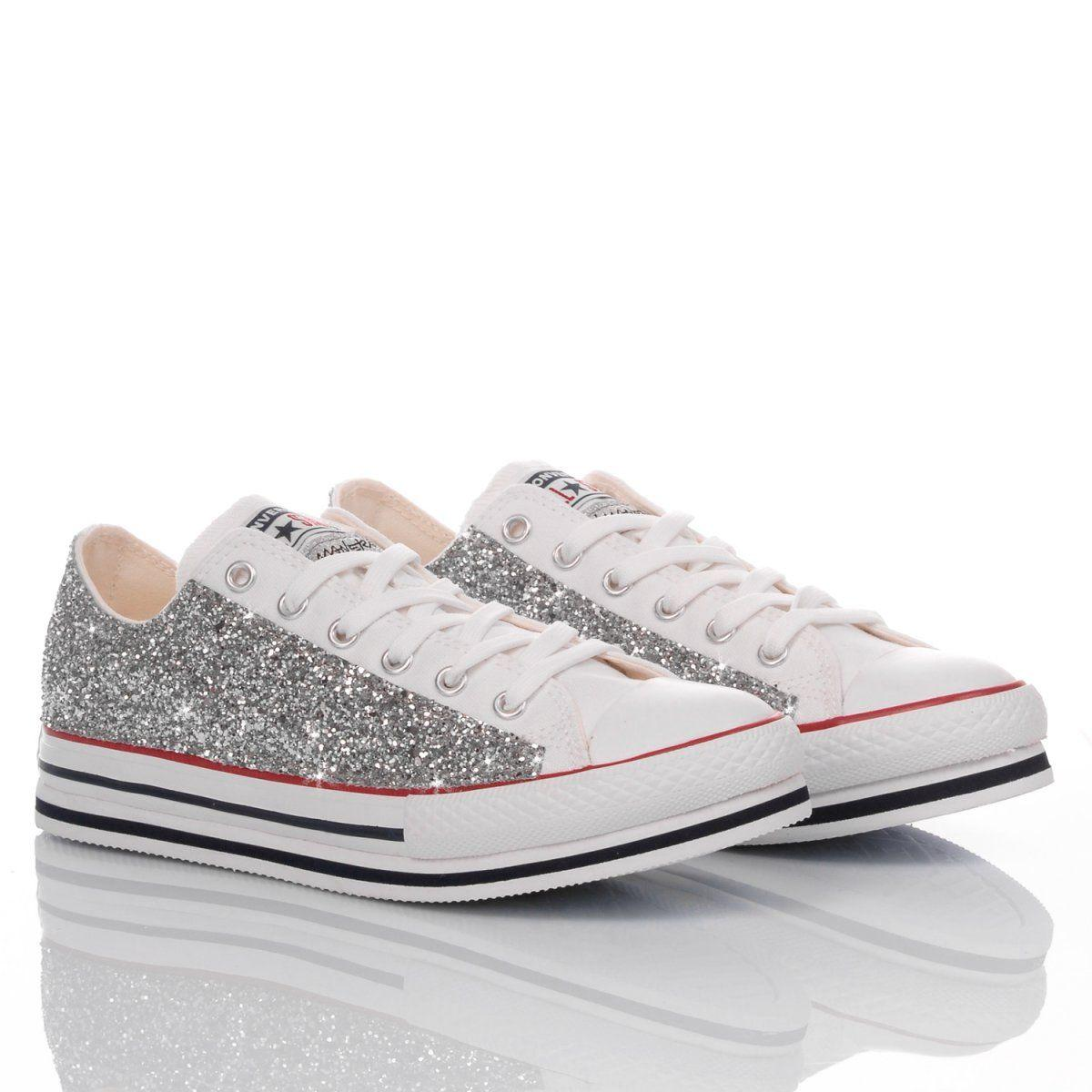 CONVERSE SILVER SNEAKERS - DIVINE