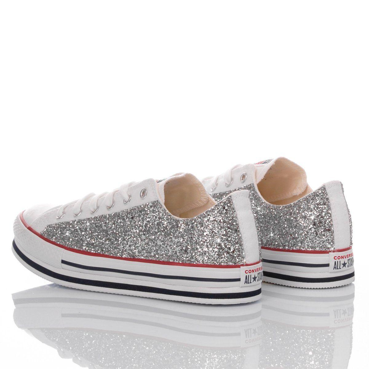 CONVERSE SILVER SNEAKERS - DIVINE