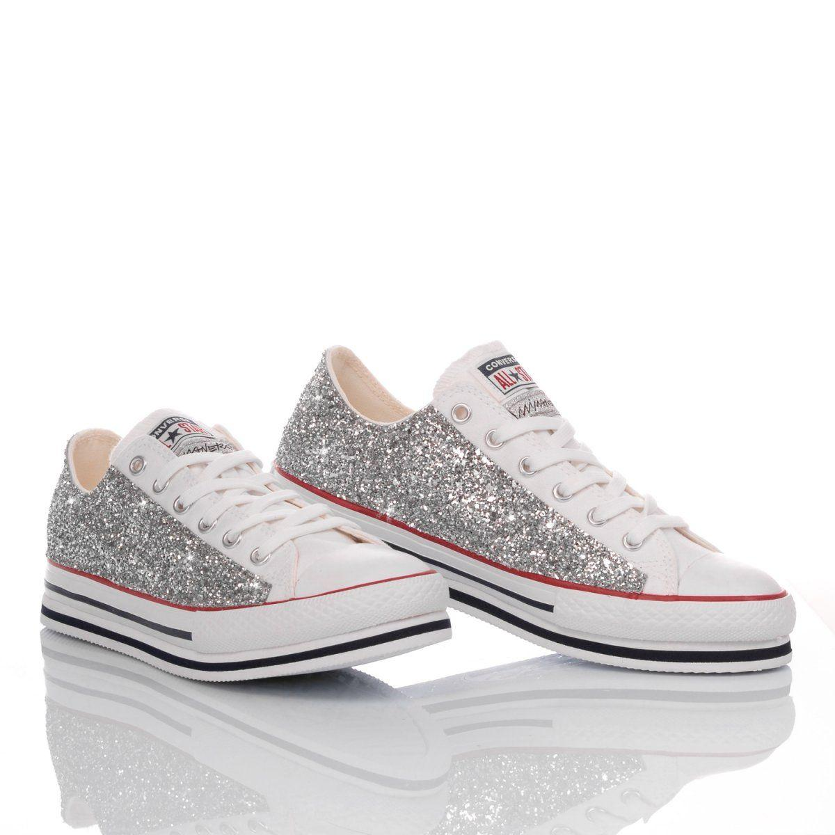 CONVERSE SILVER SNEAKERS - DIVINE