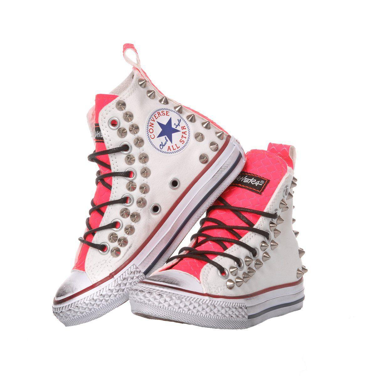 CONVERSE WHITE HI TOP SNEAKERS - DIVINE