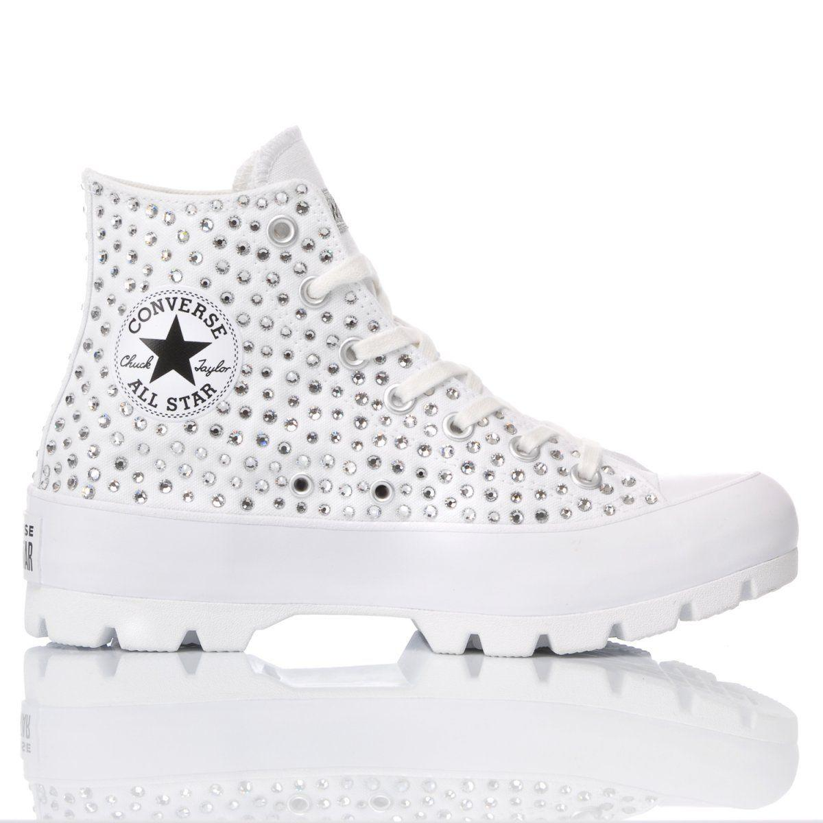 CONVERSE WHITE ANKLE BOOTS - DIVINE