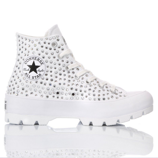 CONVERSE WHITE ANKLE BOOTS - DIVINE