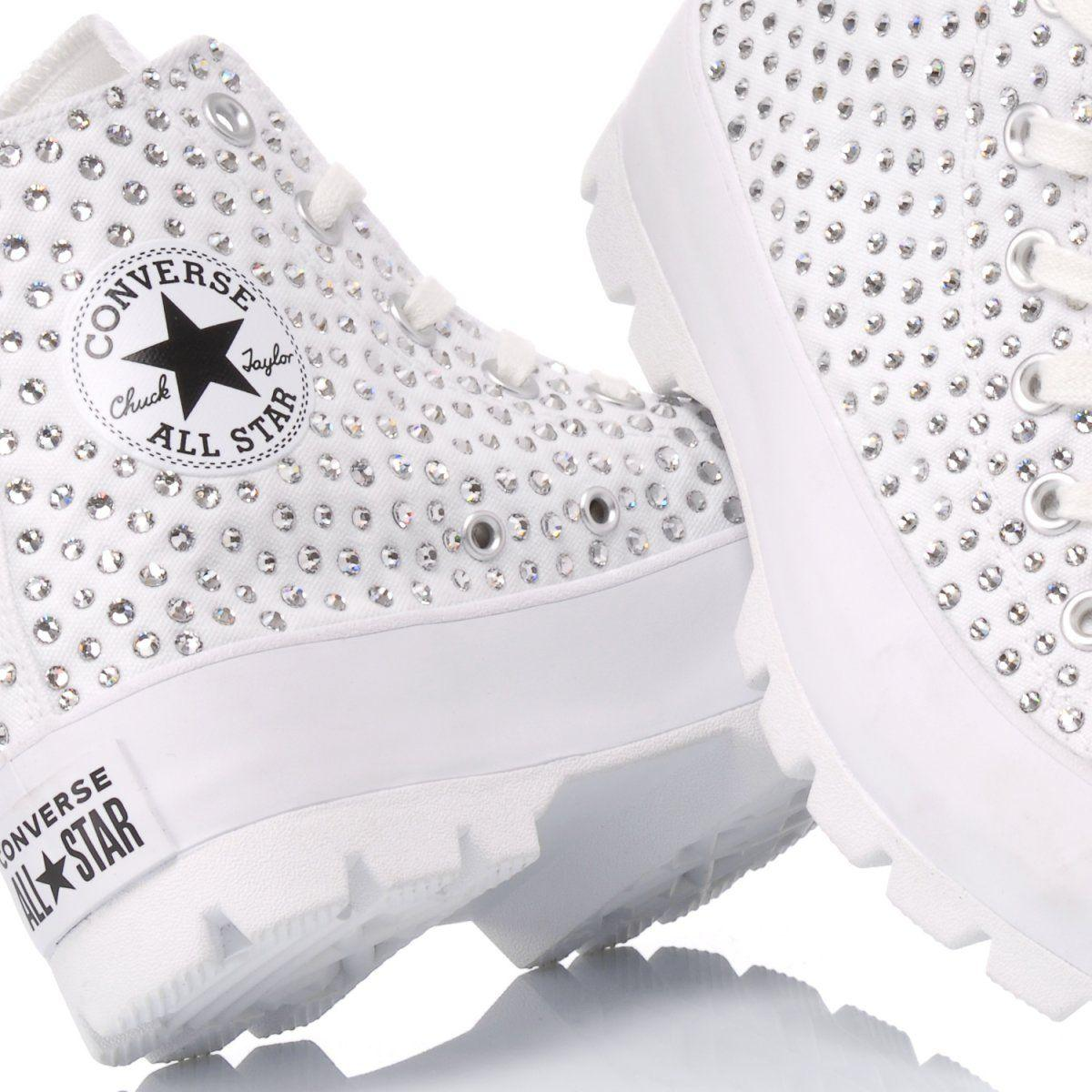 CONVERSE WHITE ANKLE BOOTS - DIVINE