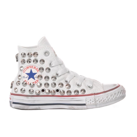 CONVERSE WHITE HI TOP SNEAKERS - DIVINE