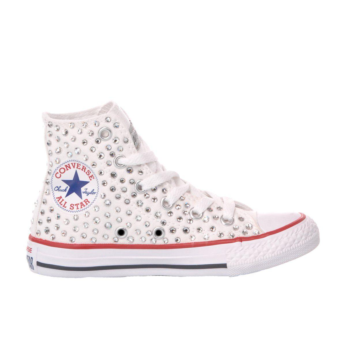 CONVERSE WHITE HI TOP SNEAKERS - DIVINE