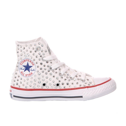 CONVERSE WHITE HI TOP SNEAKERS - DIVINE
