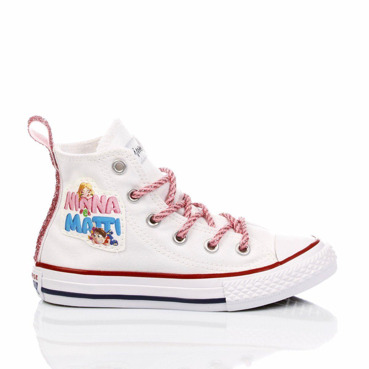 CONVERSE WHITE HI TOP SNEAKERS - DIVINE