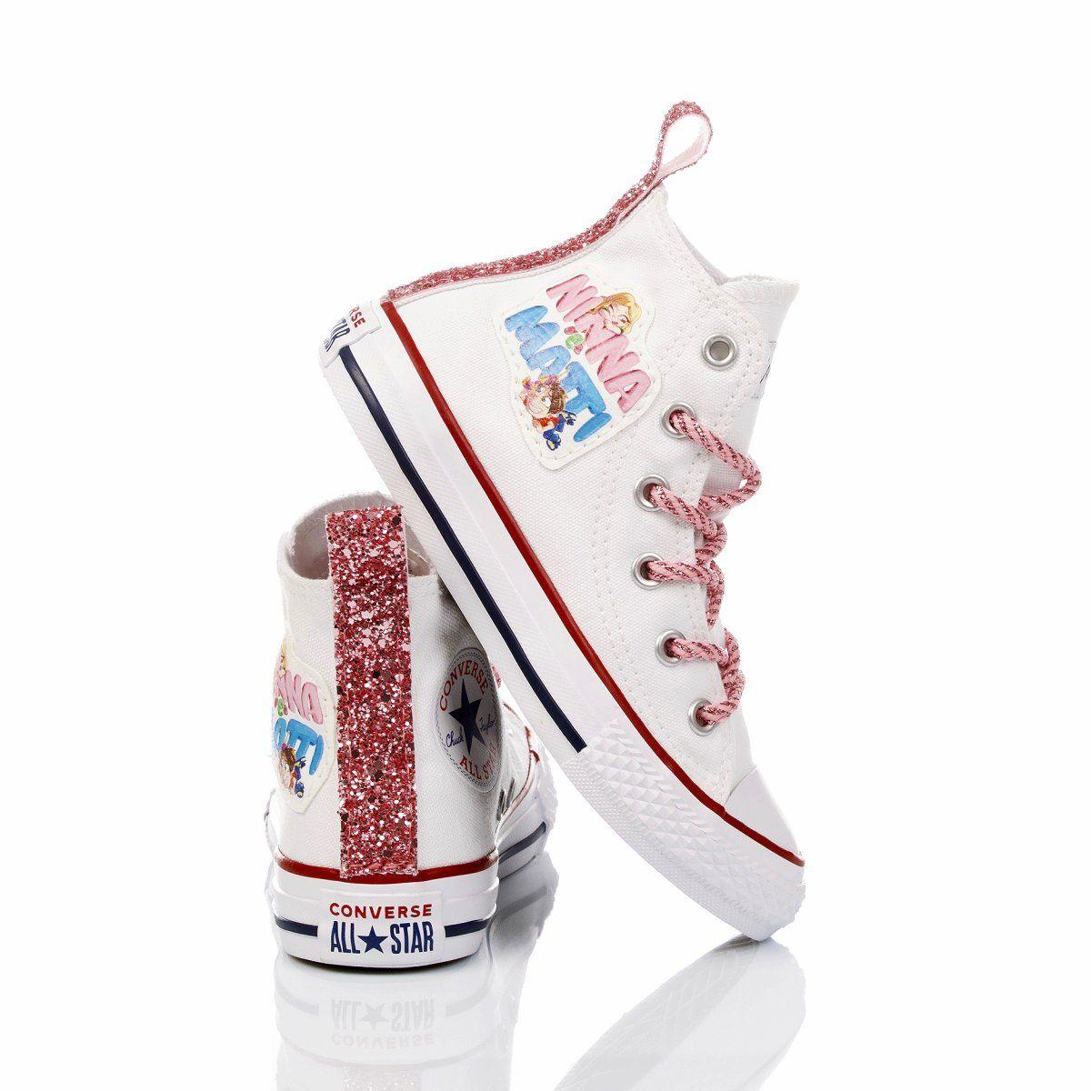 CONVERSE WHITE HI TOP SNEAKERS - DIVINE