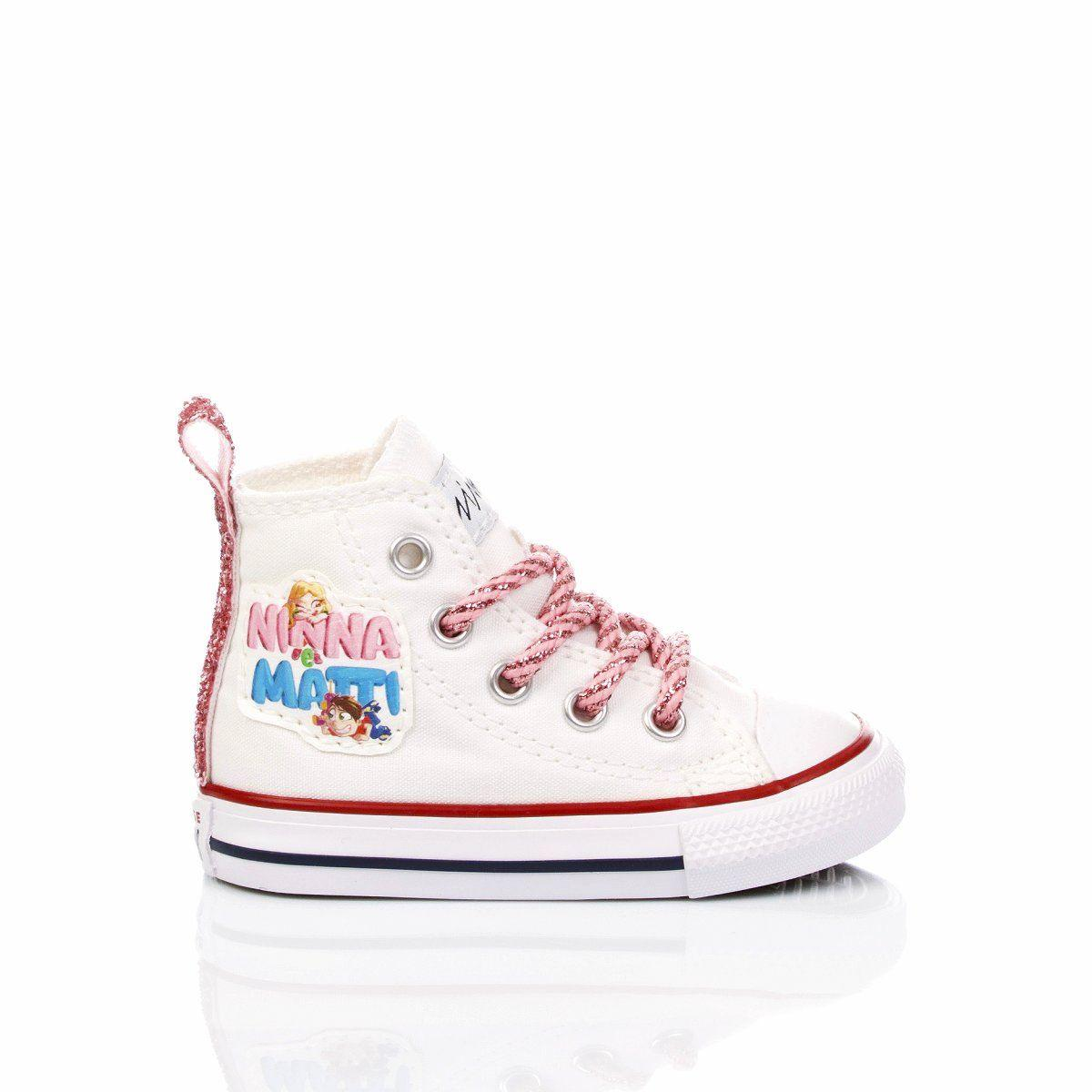 CONVERSE WHITE HI TOP SNEAKERS - DIVINE