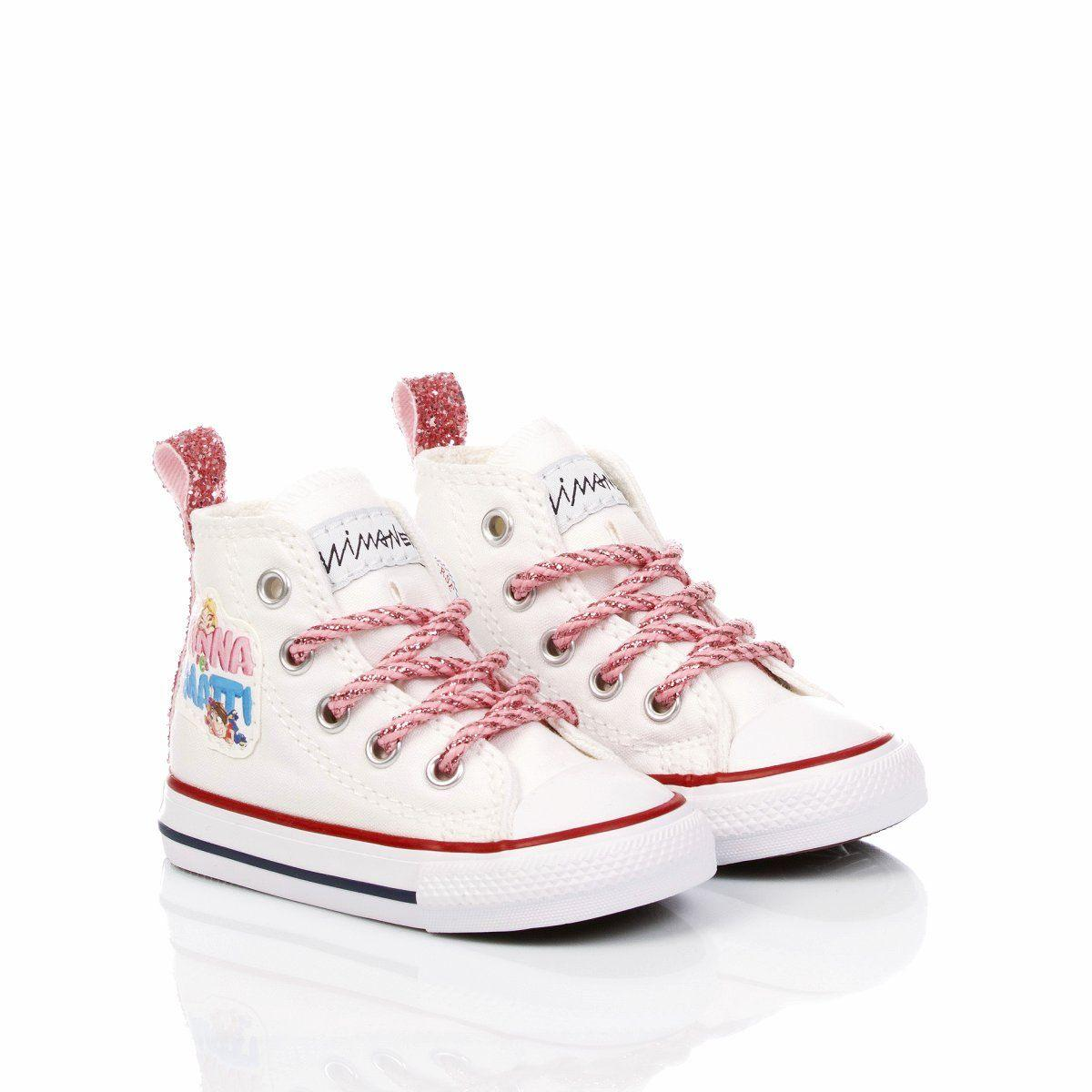CONVERSE WHITE HI TOP SNEAKERS - DIVINE