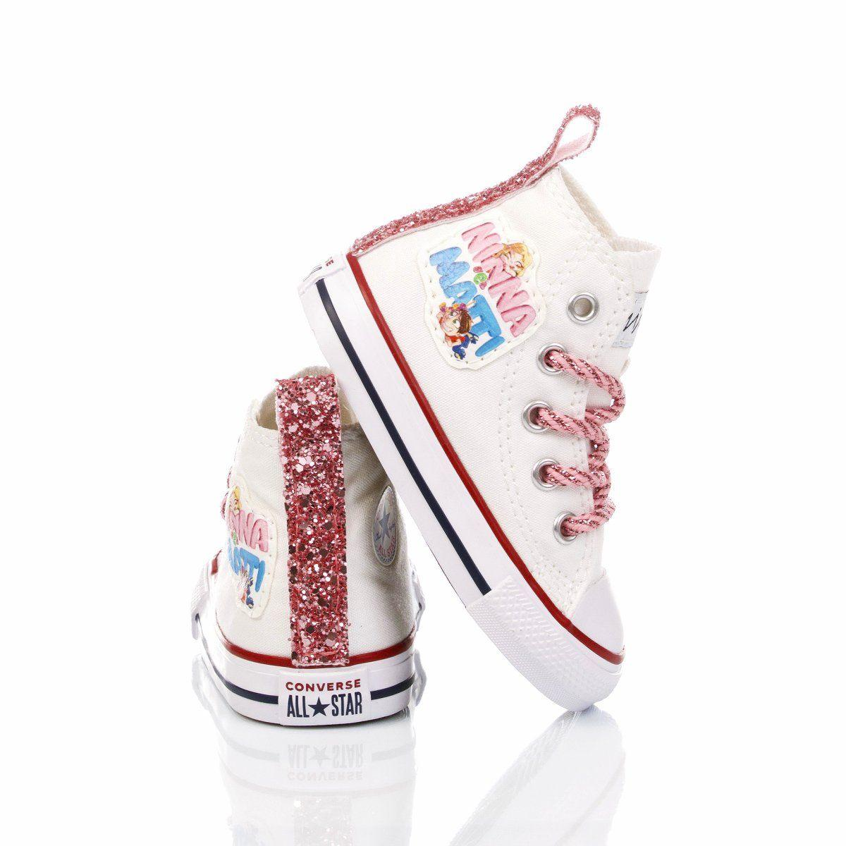 CONVERSE WHITE HI TOP SNEAKERS - DIVINE