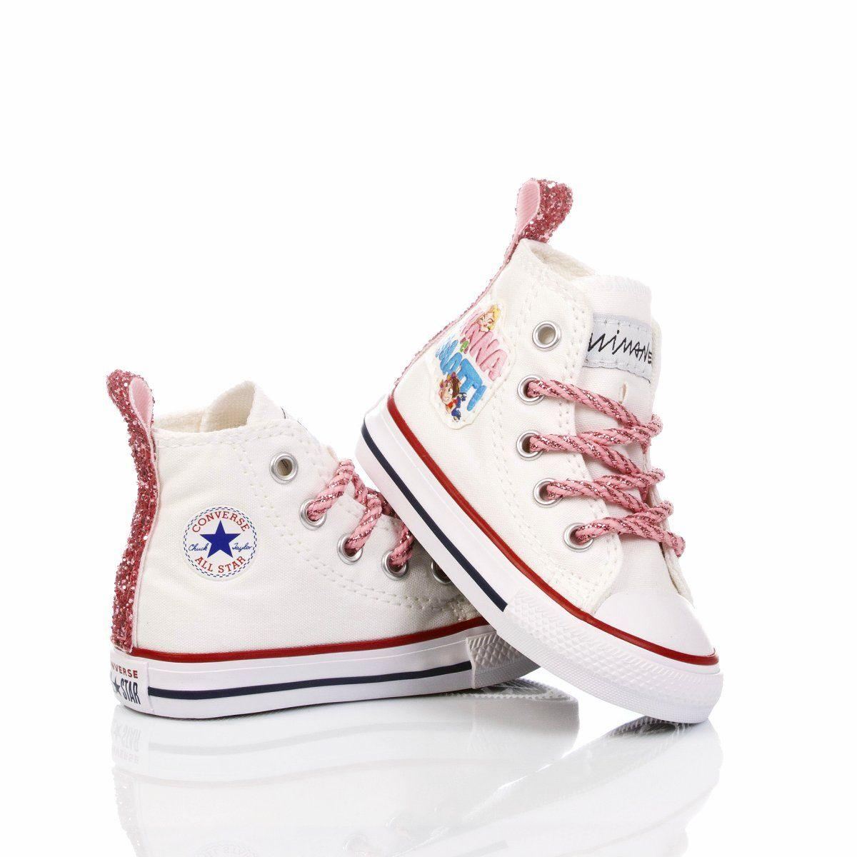 CONVERSE WHITE HI TOP SNEAKERS - DIVINE
