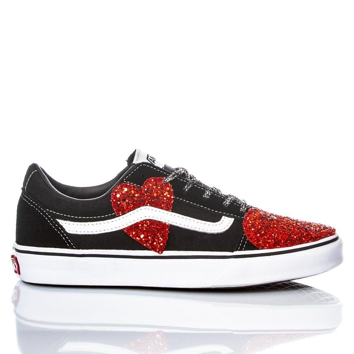 VANS RED SNEAKERS - DIVINE