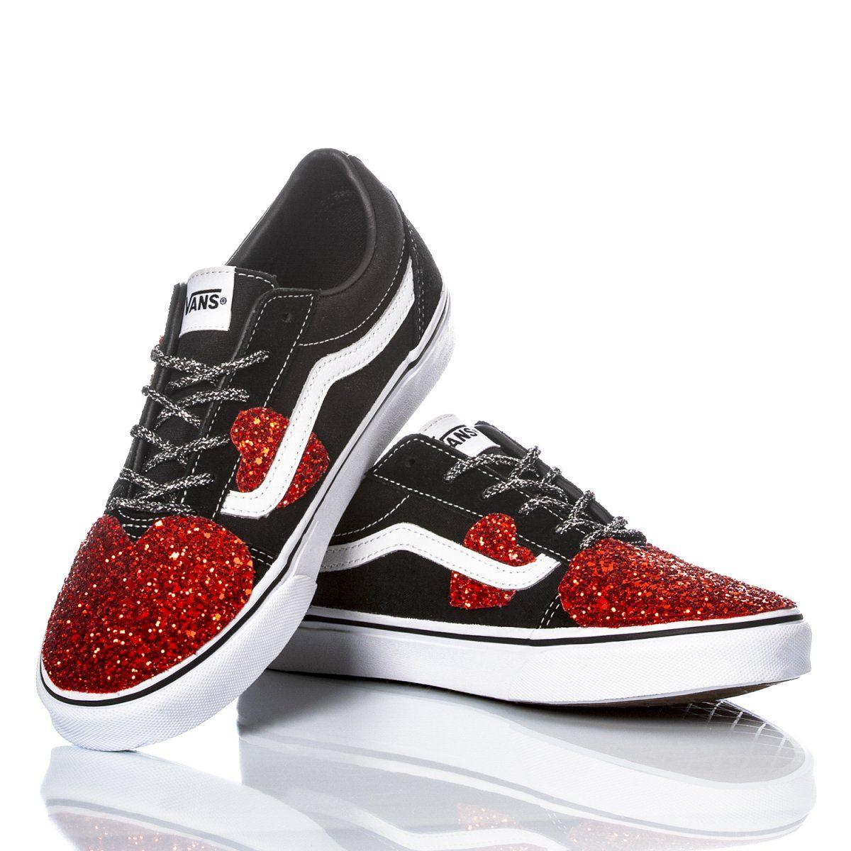 VANS RED SNEAKERS - DIVINE