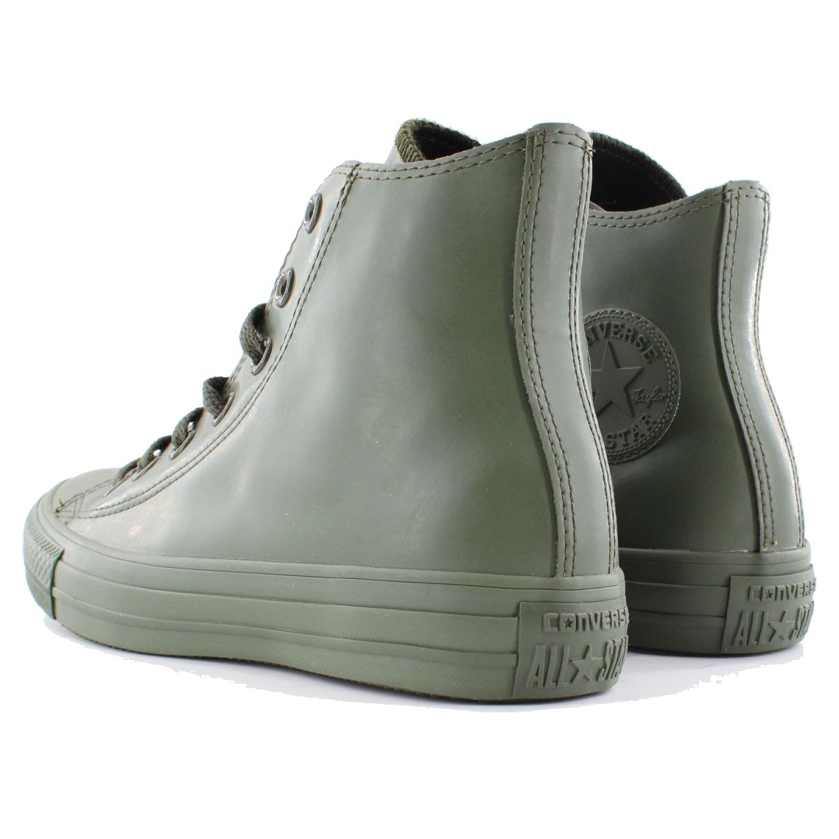 CONVERSE GREEN HI TOP SNEAKERS - DIVINE